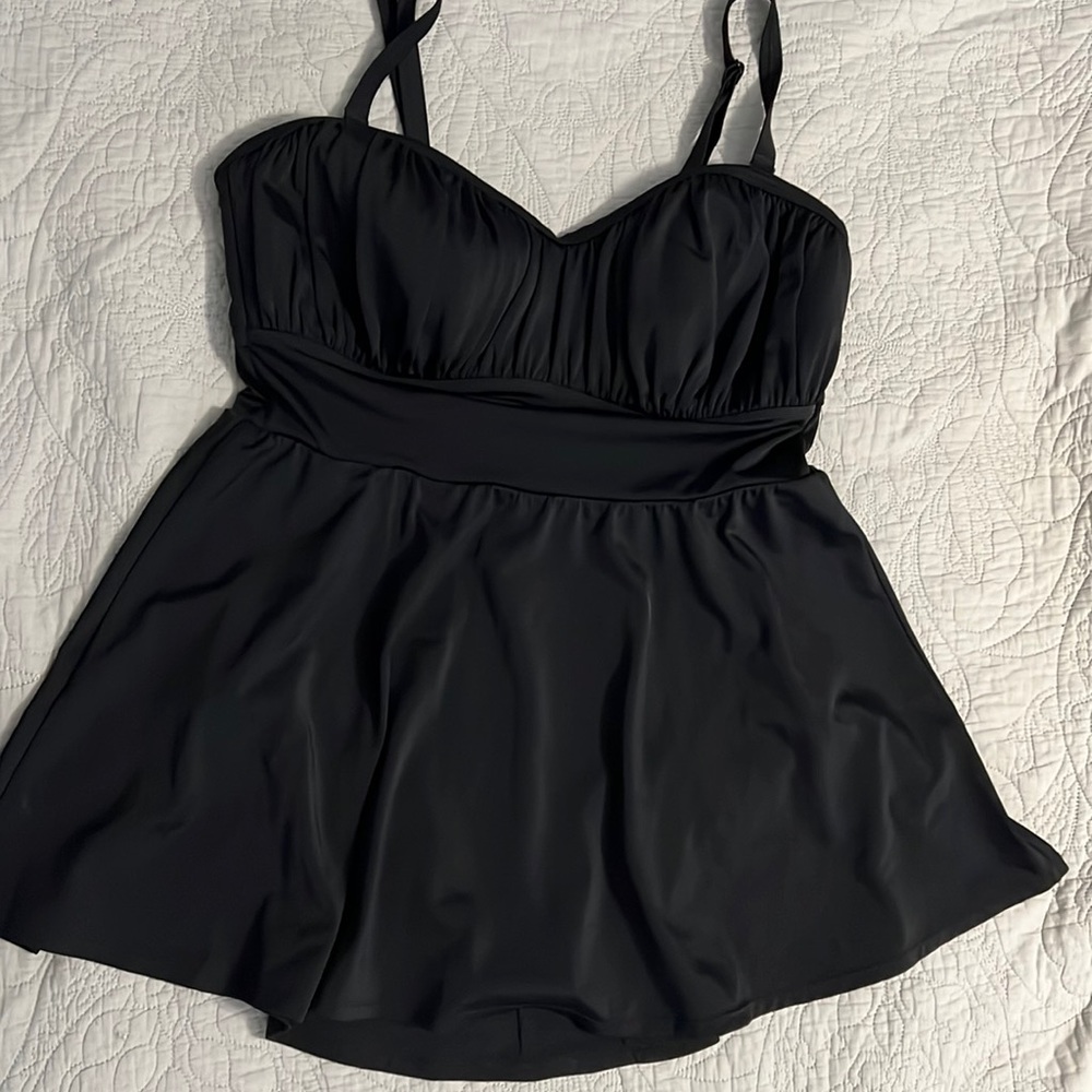 Black swimsuit Torrid Size 2